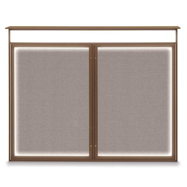 Single Door Enclosed Indoor Letterboard